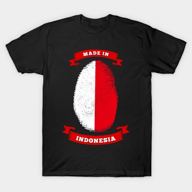 MADE IN INDONESIA FINGERPRINT Birthday T-Shirt by G33KT33S